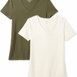 Women's Classic-Fit Short-Sleeve V-Neck T-Shirt
